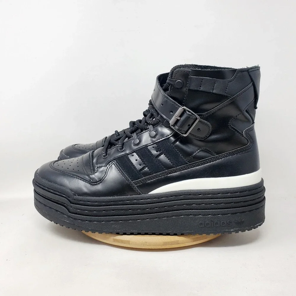 Adidas x AFROPUNK Triple Platforum High Shoes Mens 10.5 Black Punk Sneaker Boots